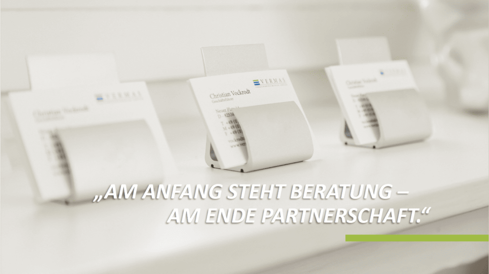 Imagebroschüre, Seite 6: Beratung als Beginn einer Partnerschaft
