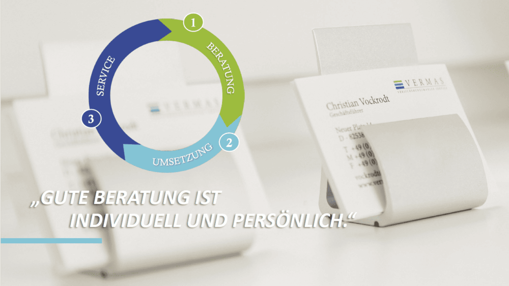 Imagebroschüre, Seite 8: Beratung, Umsetzung und Service