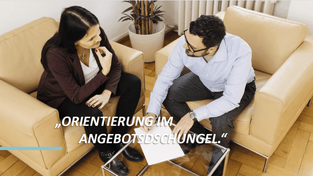 Imagebroschüre, Seite 10: Orientierung bei Versicherungsangeboten