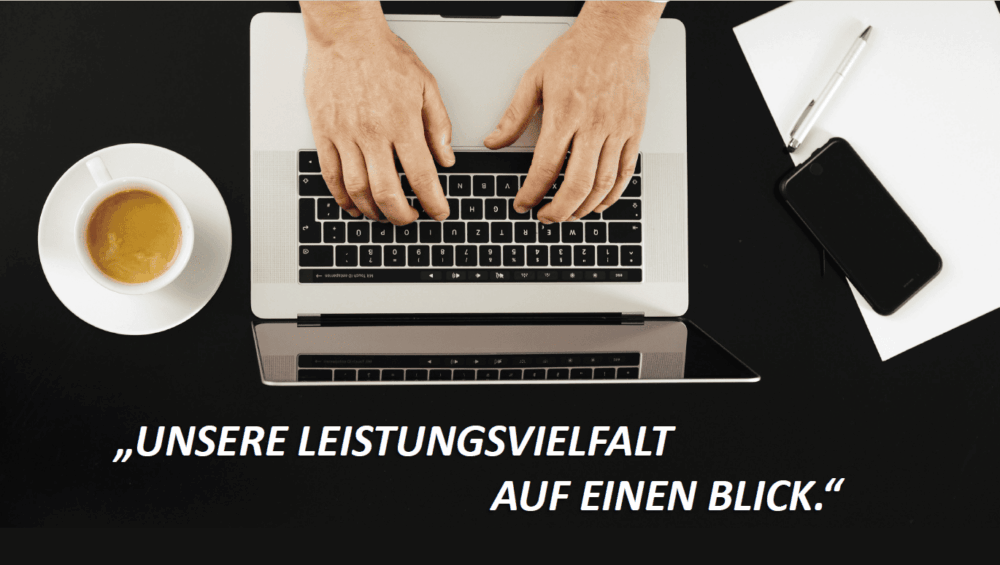 Imagebroschüre, Seite 12: Überblick über die Leistungsvielfalt